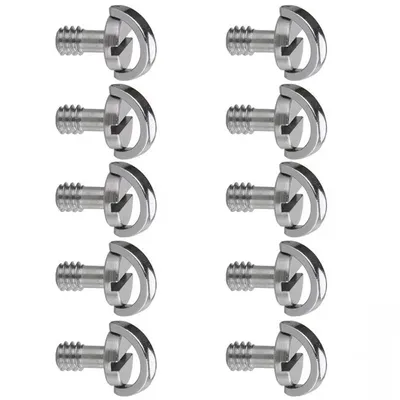 Metal 1/4 camera screw for Canon Nikon quick release plate Folding D-Ring Adapter Tripod Monopod Quick Release Plate Camera
