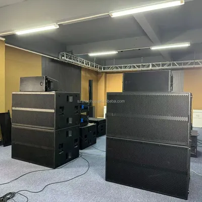 Sub 9007-AS Dual 21-Zoll-Aktiv-Subwoofer-betriebene Lautsprecher Passives professionelles Audio-PA-Soundsystem