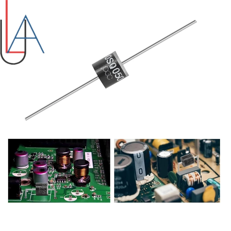 LAUBEI 6PCS 30SQ050 Schottky-Diode 30A 50V Axial für Solarpanel Paralleler Reflow-Schutz Image