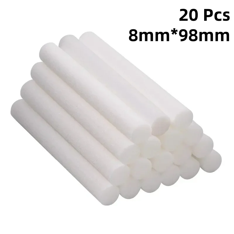 20 Teile/paket Luftbefeuchter Filter Baumwolle Nachfüllen Reise Mini Luftbefeuchter Filter Schwamm Stick Auto Luftbefeuchter Ersatzteile Image
