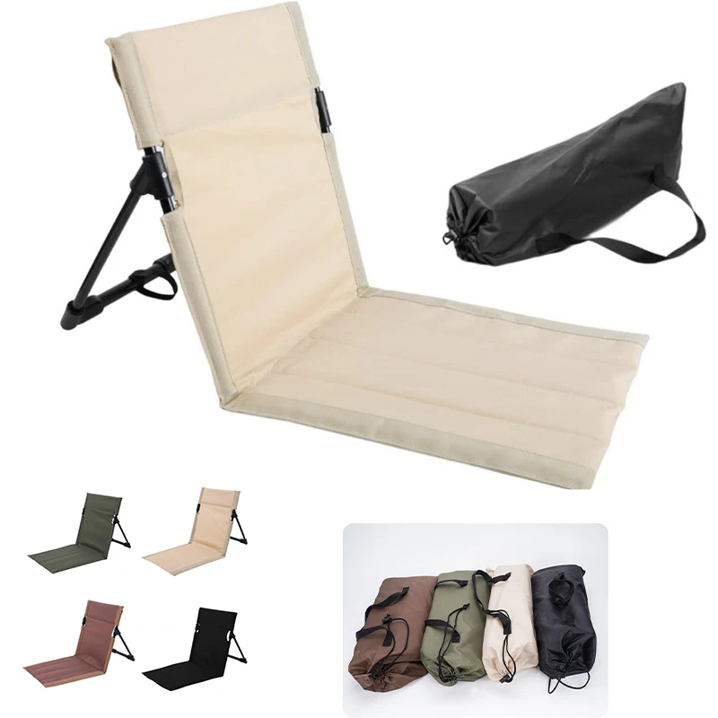 Leichter Campingstuhl, tragbarer klappbarer Rasenstuhl, faltbarer Outdoor-Loungesessel mit Tragetasche, für Camping, Strand.