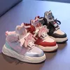 Sanrio My Melody Turnschuhe Mädchen High-Top Sport Schuhe Kuromi Frühling Herbst Cartoon Casual Laufschuhe Kinder Board Schuhe