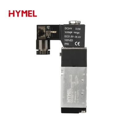 1/8 Inch Pneumatic Solenoid Valve 5 Way Port 2 Position Gas Air Electric Magnetic Valves DC12V 24V 110 V220V Coil Volt 4V110-06