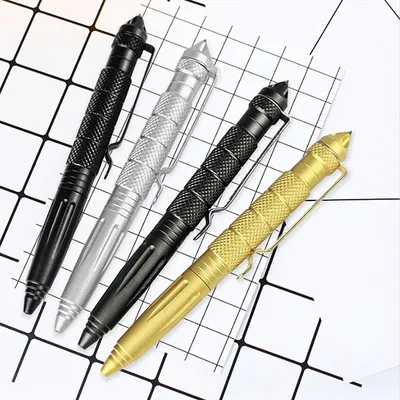 Multi Functional Military Tactical Pen Non-slip Self Defense Pen Glass Breaker Pen Outdoor Tactical Pen Survival Emergency Tool