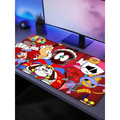 Cartoon The Amazing Digital C-Circus rutschfeste Lockedge PC Gaming Mauspad Gamer Schreibtischmatten Tastatur Pad Mause Pad Muismat
