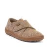 Hausschuh FRODDO "BAREFOOT WOOLY", Kinder, Gr. 25, beige, Wolle, Basic, Schuhe, Klettschuh, Kindergartenschuh mit Wollfutter