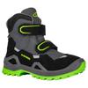 Winterstiefel LOWA "MILO EVO GORE-TEX MID JR", Damen, Gr. 34, limone, grau, Textil, Synthetik, sportlich, Schuhe, wasserdicht, gefüttert, mit Klettverschluss