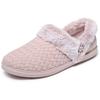 Plüsch Hausschuhe SKECHERS "COZY CAMPFIRE", Damen, Gr. 39, rosa, Textil, Basic, Schuhe, Pantoffel, Slipper mit Warmfutter