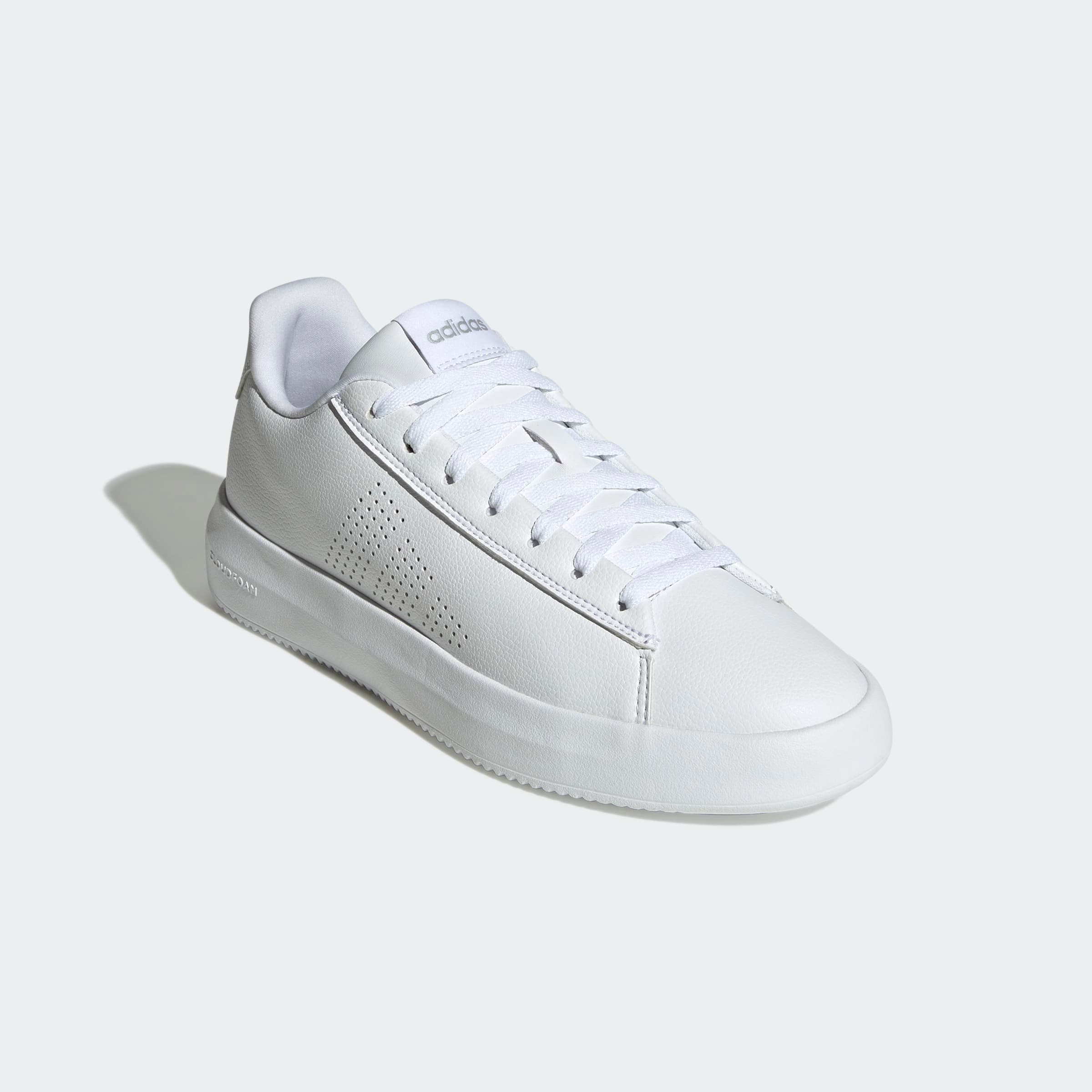 Sneaker ADIDAS SPORTSWEAR "ACESMASH BASE E", Gr. 42, weiß (cloud weiß, core schwarz, grau two), Synthetik, Textil, sportlich, Schuhe