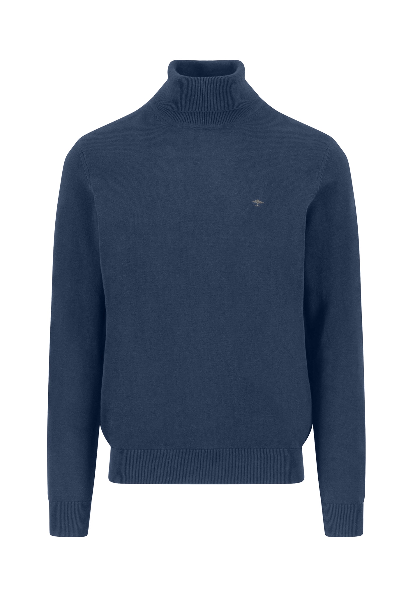 Strickpullover FYNCH-HATTON, Herren, Gr. 3XL, night, Strick, Obermaterial: 100% Baumwolle, unifarben, Casual, regular fit taillenbedeckt, ohne Ausschnitt, Rippbündchen, Pullover, mit Logo Stickerei Image