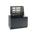 Federal ERR4828 48" Full Service Refrigerated Display Case w/ Straight Glass - (3) Levels, 120v, Black