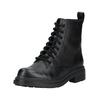 Schnürstiefelette CLARKS "Clarks Stiefelette Leder", Damen, Gr. 37,5, schwarz, Leder, casual, Schuhe