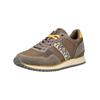 Sneaker NAPAPIJRI "Napapijri Sneaker Lederimitat/Textil", Gr. 43, bunt (braun, orange), Lederimitat, Textil, casual, Schuhe