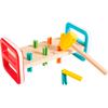 Klopfbank HAPE "Regenbogen-Klopfbank", bunt, Motorikspielzeug, KinderB:24,2cm H:11,4cm T:12,2cm, Holz, Kunststoff, B:24,2cm H:11,4cm T:12,2cm