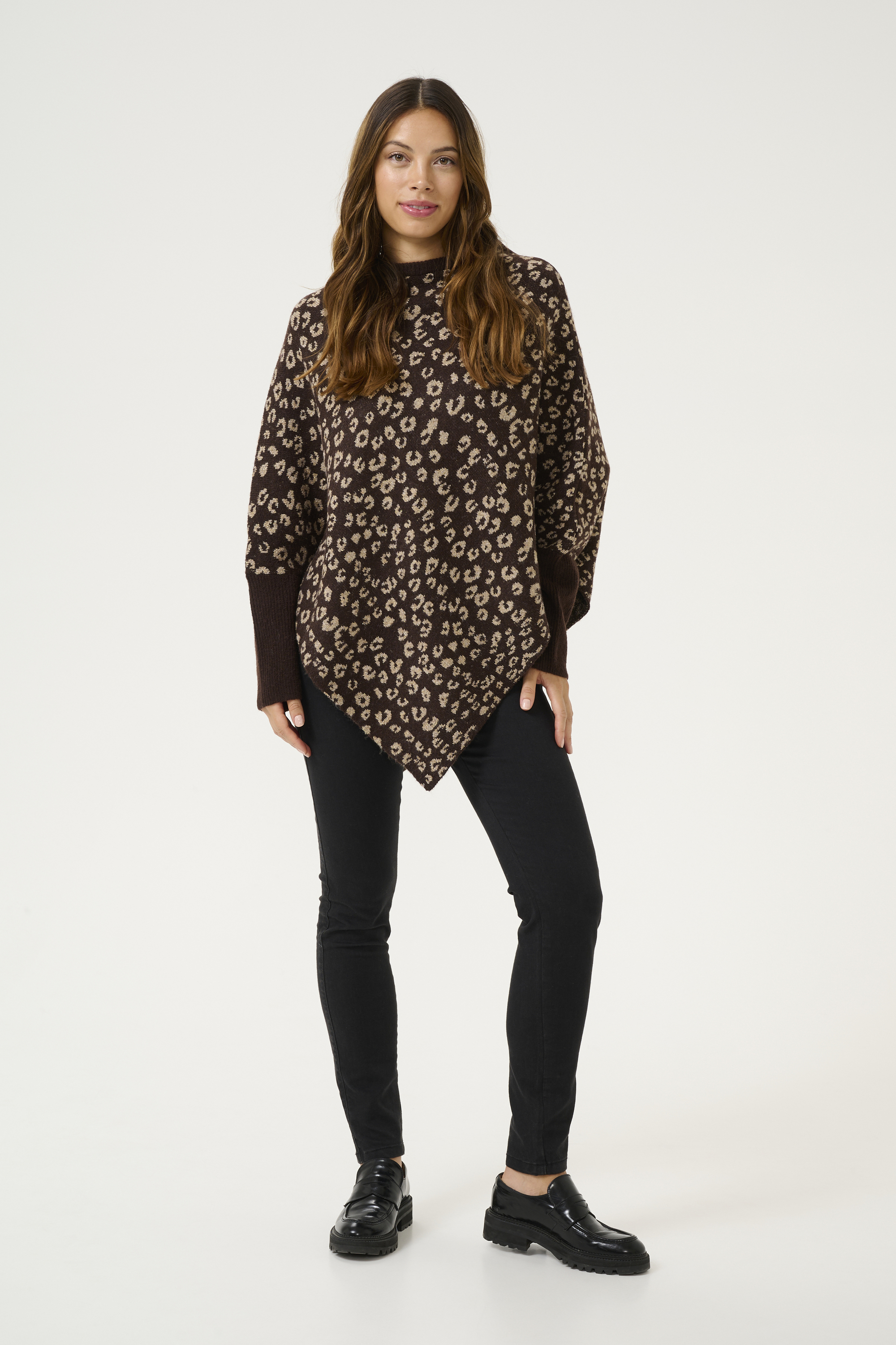 Poncho KAmolly Poncho Oversize fit brown Image