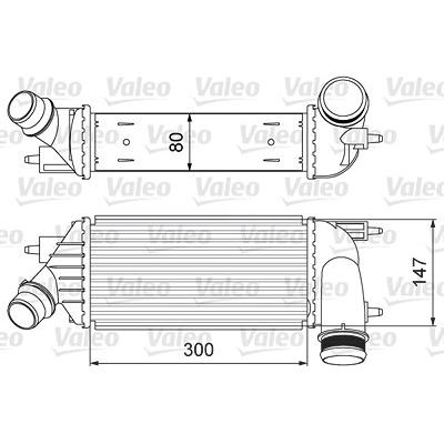 Valeo Ladeluftkühler [Hersteller-Nr. 818583] für Citroën, Fiat, Peugeot Image