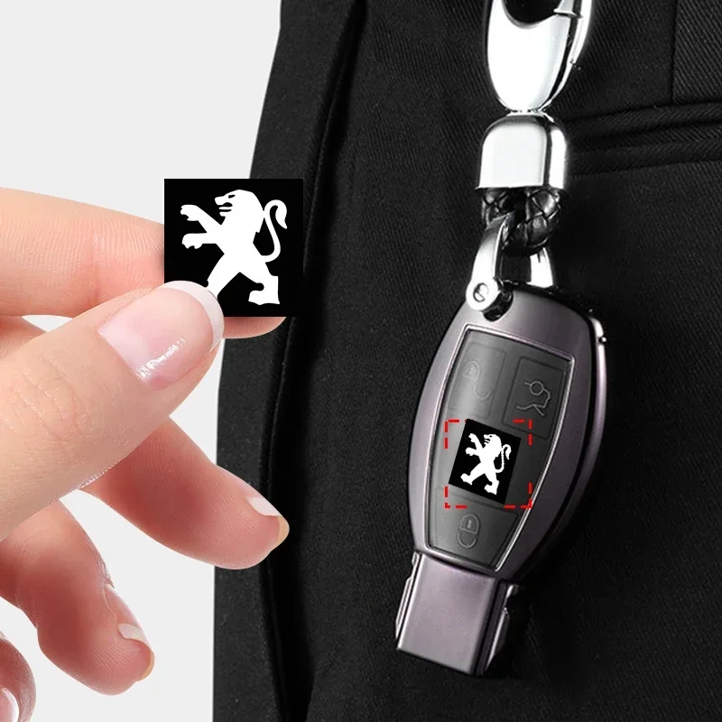 Autocollants de voiture Peugeot, coque de clé dédiée, emblème Paster pour Peugeot 208 E-208 2008 3008-GT E-3008 308 3008 508 208-GT 504camion