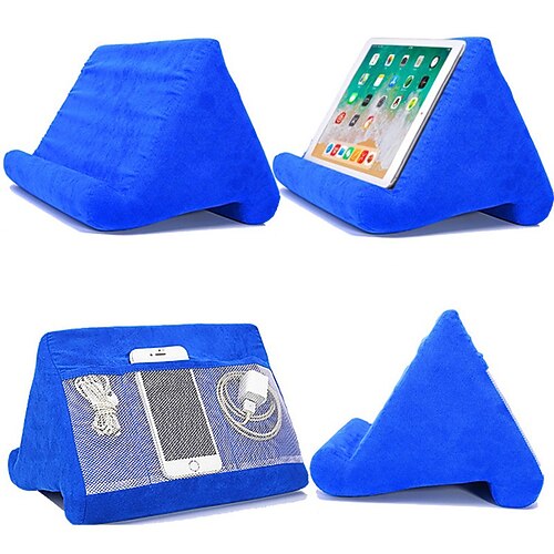 Supporto per tablet e telefono con cuscino multifunzione per iPad, laptop, cellulare, supporto flessibile per telefono cellulare, supporto per tablet da letto, supporto per libro