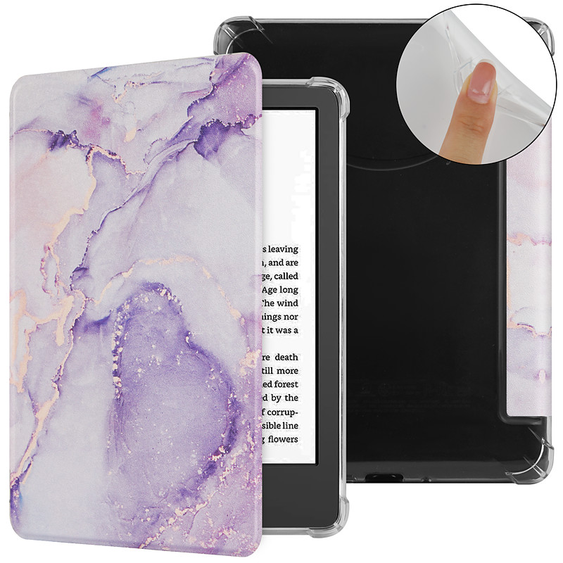 Tablet Case Cover For Amazon Kindle kindle paperhwhite(12th Gen)2024 Kindle Paperwhite 11th Gen 2022 6Release Handle Smart Auto Wake / Sleep Full Body Protective Graphic TPU