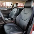Accessori per auto su misura Coprisedili 5 posti Set completo in pelle nappa per cuscino anteriore posteriore Ford Fusion 2013-2020