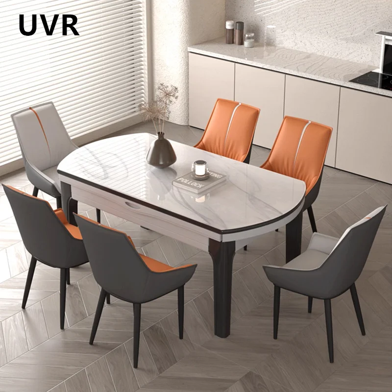 UVR Hotel Restaurant Stühle Licht Luxus Küche Rückenlehne Hocker Moderne Einfache Haushalt Esstisch und Stuhl Möbel Image