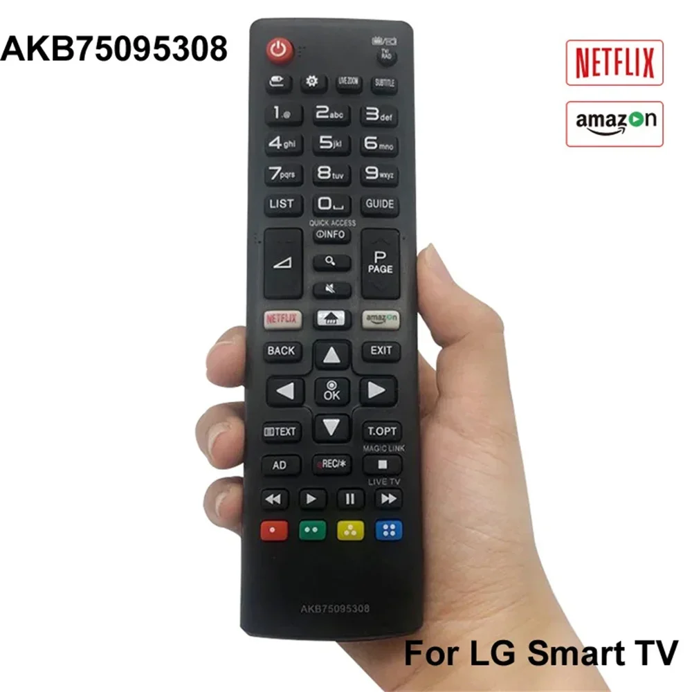 Hohe Qualität ABS Fernbedienung AKB75095308 Für LG Smart TV 433 MHz Universal Ersatz Controller Home Entertainment Image