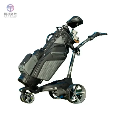 Quality Assured GPS Electric Caddy Remote Control Golf Trolley Including free Golf Bag