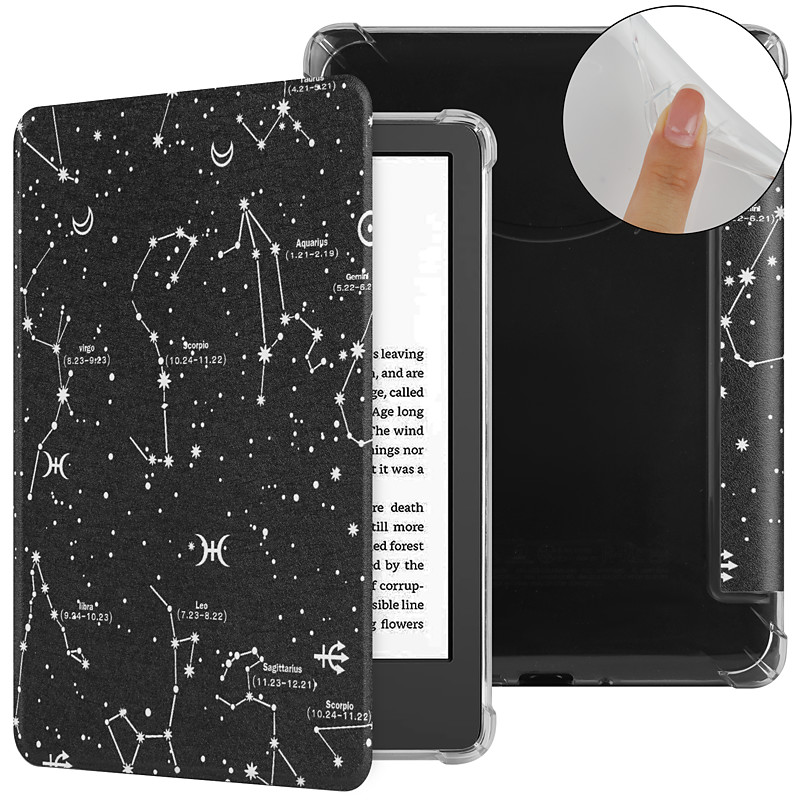 Tablet Case Cover For Amazon Kindle kindle paperhwhite(12th Gen)2024 Kindle Paperwhite 11th Gen 2022 6Release Handle Smart Auto Wake / Sleep Full Body Protective Graphic TPU