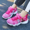 Disney Frozen Mädchenschuhe Prinzessin Elsa Kinder Sportschuhe Weiche Sohle Frühling Herbst Mode Rosa Blau Schuhe Größe 25-36