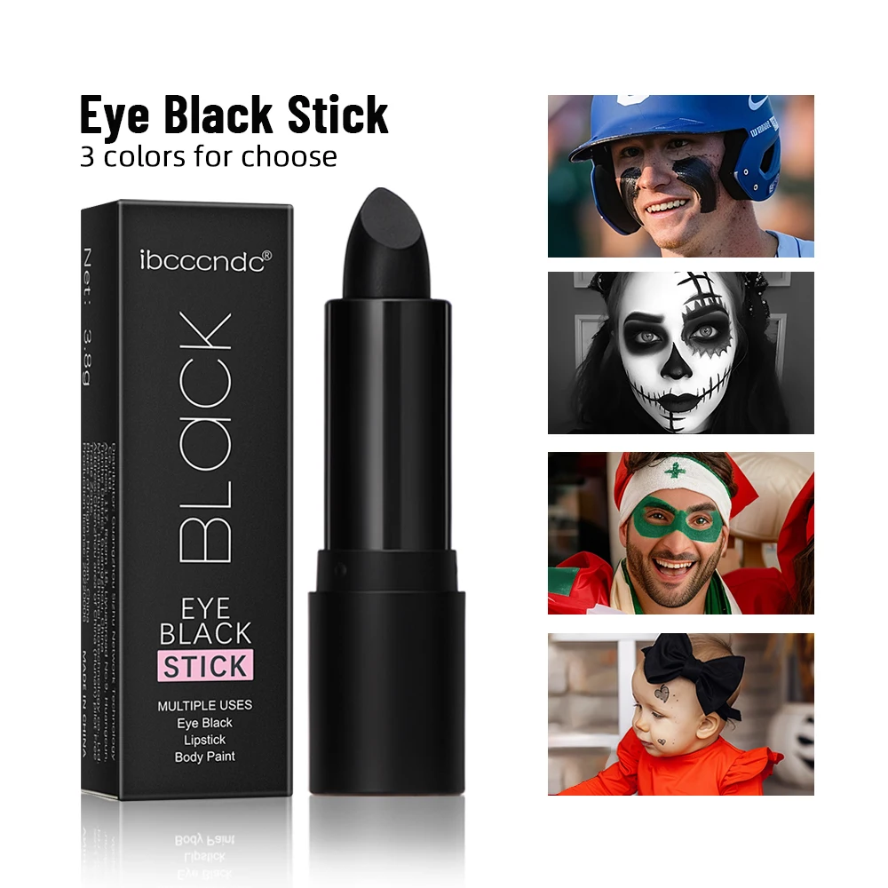 Eye Black Stick für Fußball/Baseball/Softball Sport Spezielle Lippen-Gesichtsbemalung Camouflage Eye Black Stick Gesichts-Make-up Auge Schwarz Image