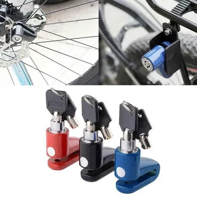 Bicycle Accessories Anti Theft Bicycle Disc Lock Motorcycle Disc Brake Lock Multi Color Small Disc Brake Lock