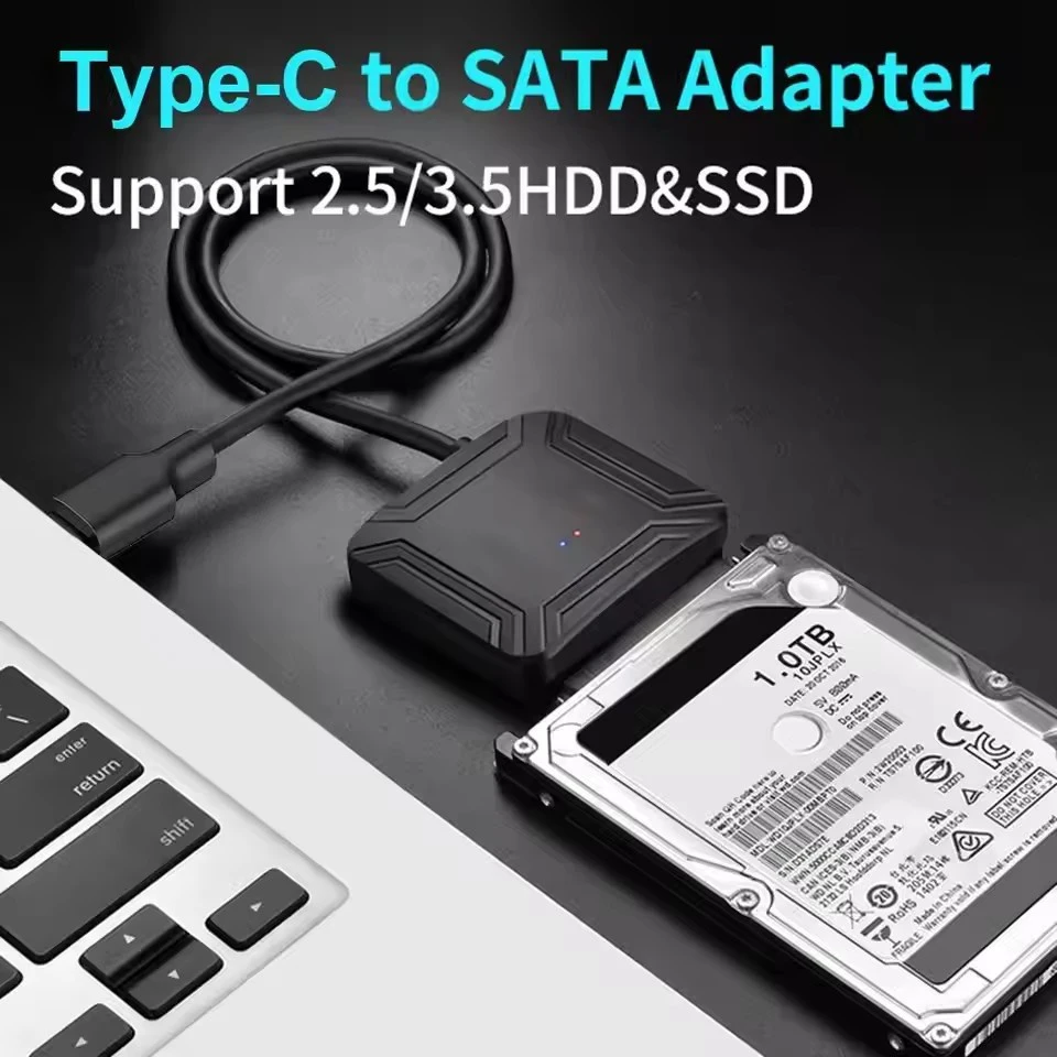 Cavo Congdi USB 3.0 a SATA Cavi convertitori adattatore Sata III a USB Supporto disco rigido adattatore HDD SSD esterno da 2,5/3,5 pollici