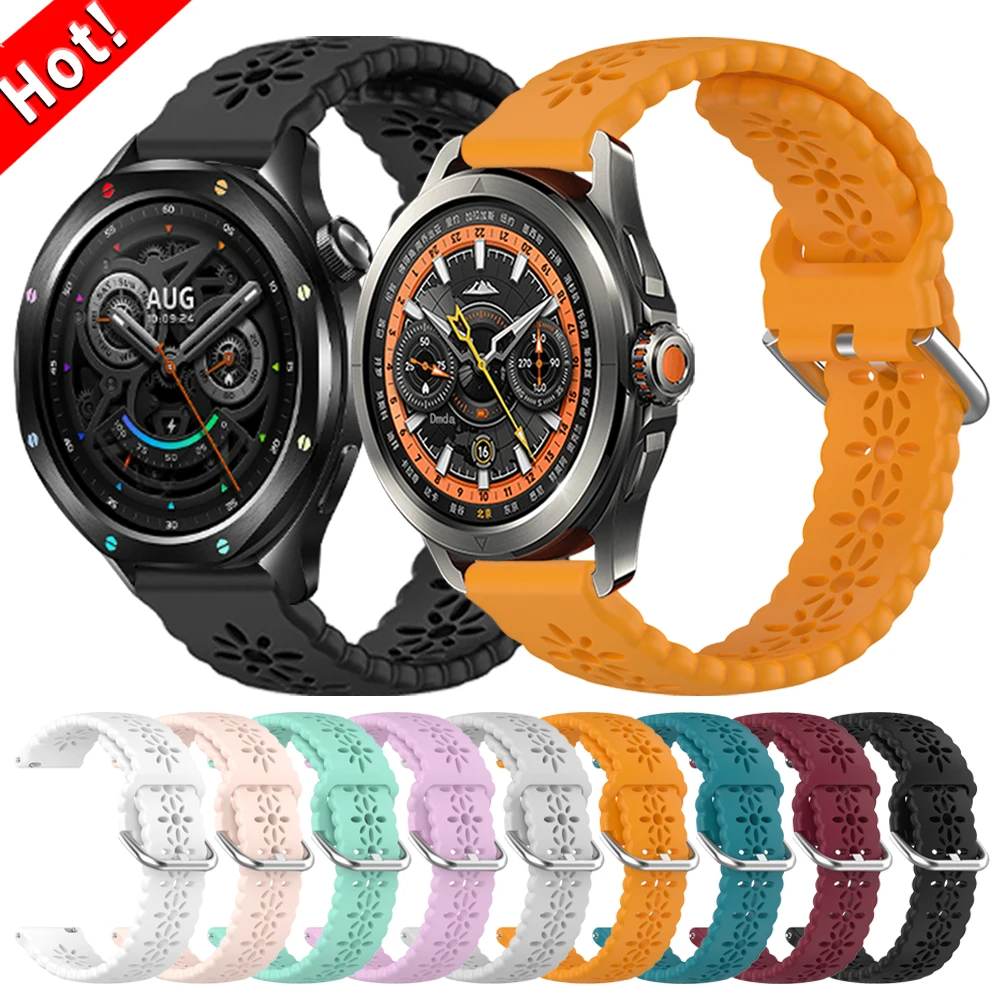 22mm Silikon Armband Für Xiaomi Uhr S2 46mm/42mm S1 Aktive/pro S3 S4 Sport Band Für Xiaomi uhr color2 Mi Uhr Smart Armband Image