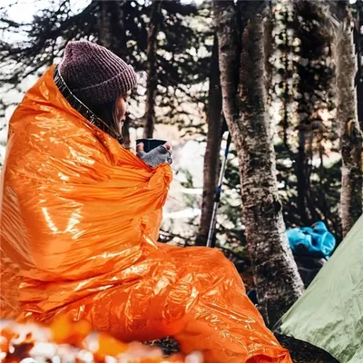 【Ultralight Sleeping Bag】PE Single Sleeping Bag - World's Lightest Compact Camping Bag