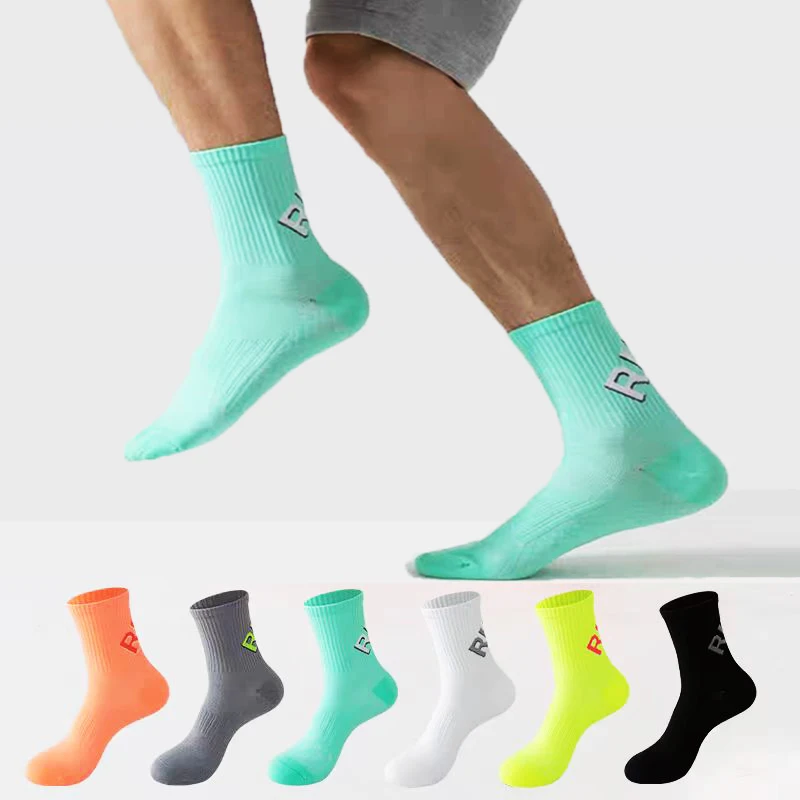 3/5 paar Professionelle Lauf Socken männer Frauen Marathon Whiteline Radfahren Socken Männer Dame Sport Laufsport Socken Image
