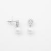 US Polo Assn Jewellery Soleil Rhodium-Ohrringe