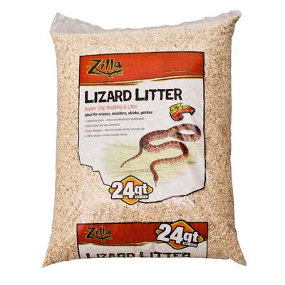 Zilla Aspen Lizard Litter, 24 quarts