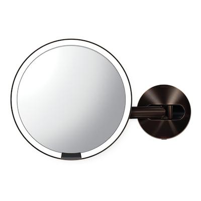 SIMPLEHUMAN ST3023 Makeup Mirror,Round,9 in. H,With Frame