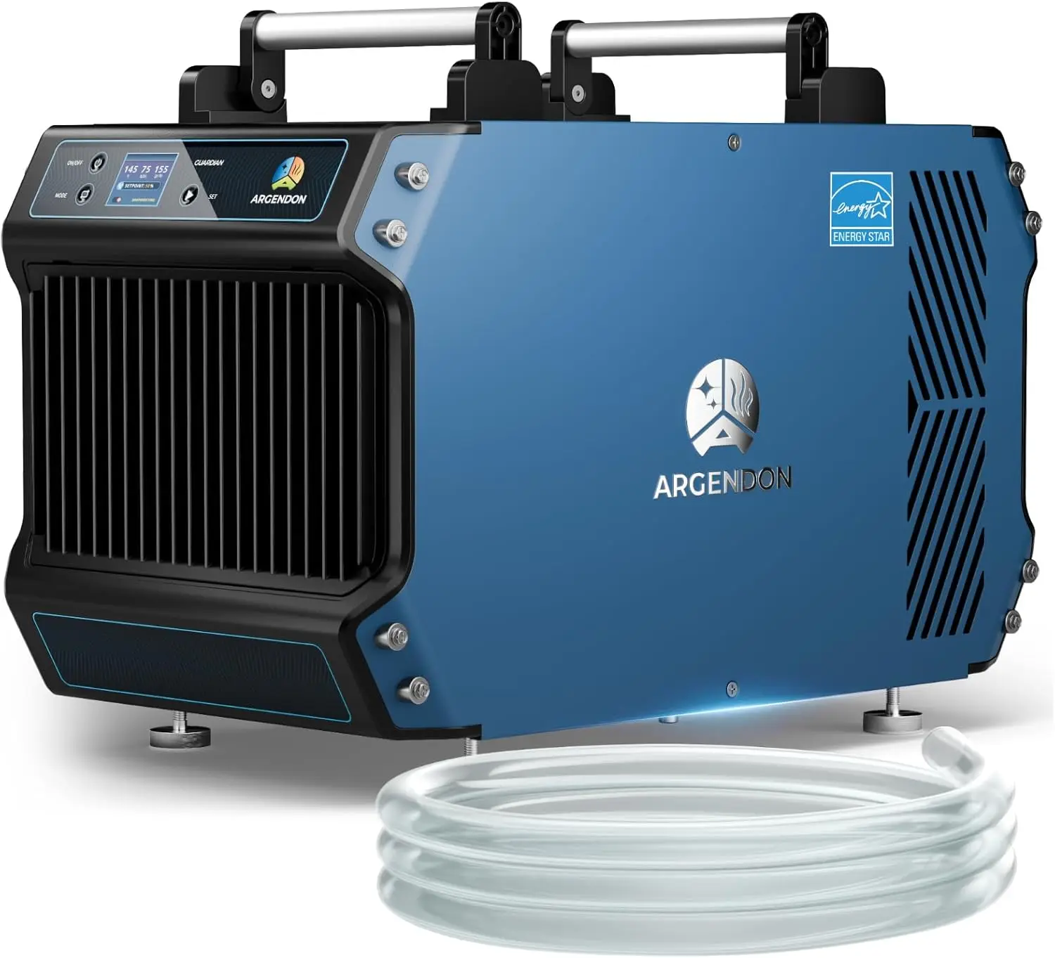Commercial Dehumidifier, 145 Pints Crawlspace Dehumidifiers with Drain Hose, Industrial Dehumifier for Crawl Space