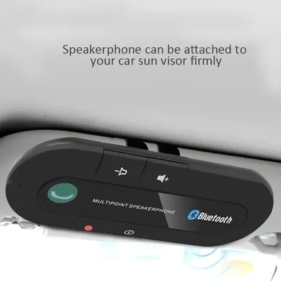 Car Sun Visor Speaker Bluetooth Car Kit Handsfree Call Wireless Speakerphone For Phone Auto Bluetooth Audio Receiver Accessories