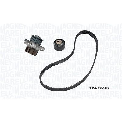 Magneti Marelli Wasserpumpe + Zahnriemensatz [Hersteller-Nr. 341401860002] für Abarth, Alfa Romeo, Chrysler, Fiat, Jeep, Lancia, Opel, Vauxhall Image