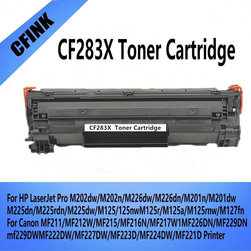 CF283X 83X 283A Tonerkartusche für HP MFP M125a M201dw M127fp M126nw M202de M202n M226dn m225dn M201 M225 MF127 MF211 Drucker Image