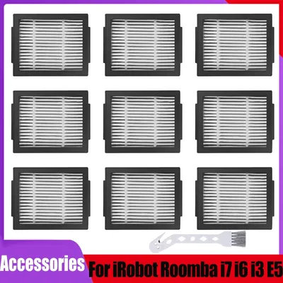 Für iRobot Roomba evo i e Serie i7 i7+ i3 i3+ i4 i6 i6+ i8 i8+ E5 E6 E7 Serie Roboterstaubsauger HEPA-Filter Ersatzteile