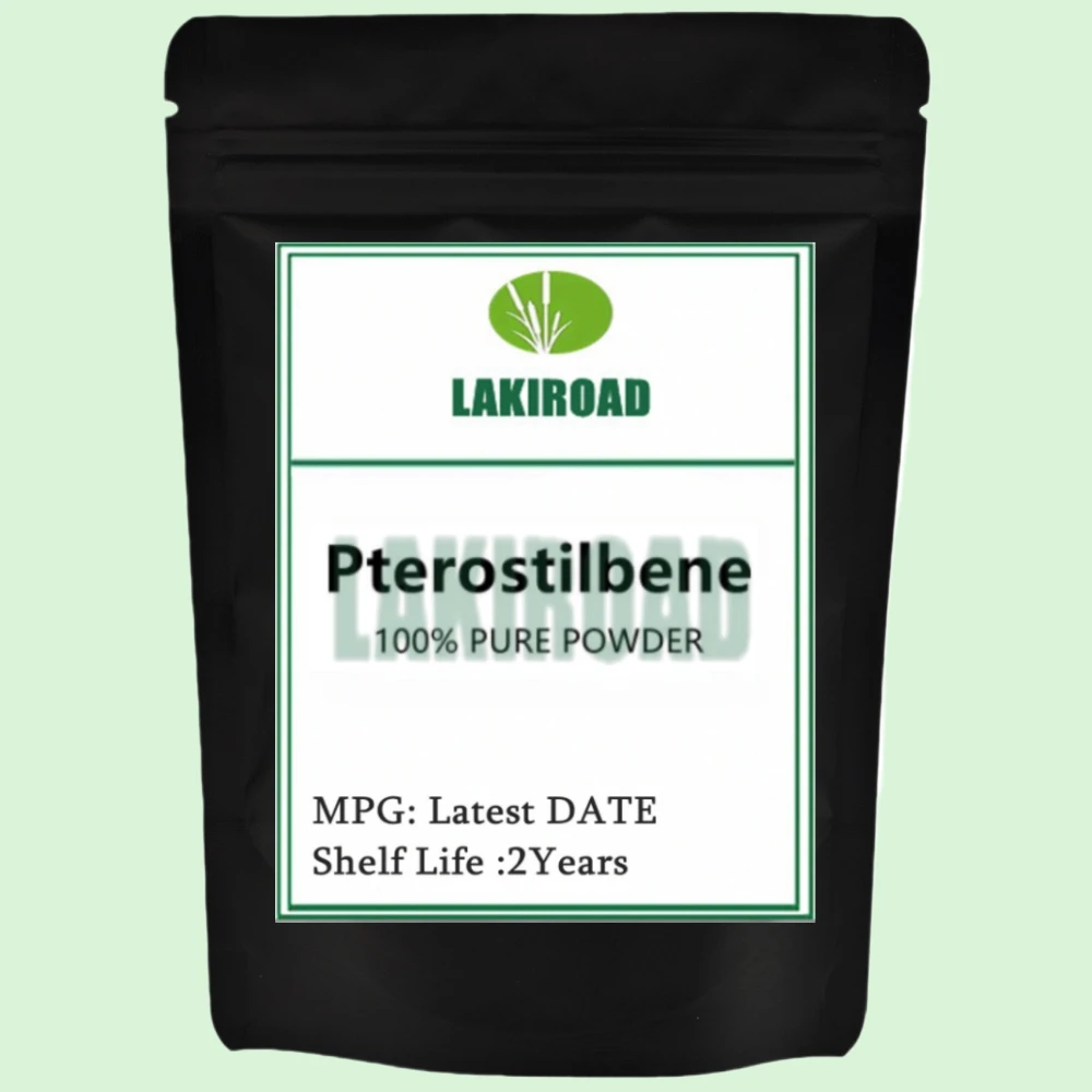 Maßgeschneiderte 99 % Pterostilbene-Pulver, 4-lagige innere Plastiktüten aus Aluminiumfolie, globaler schneller Versand Image