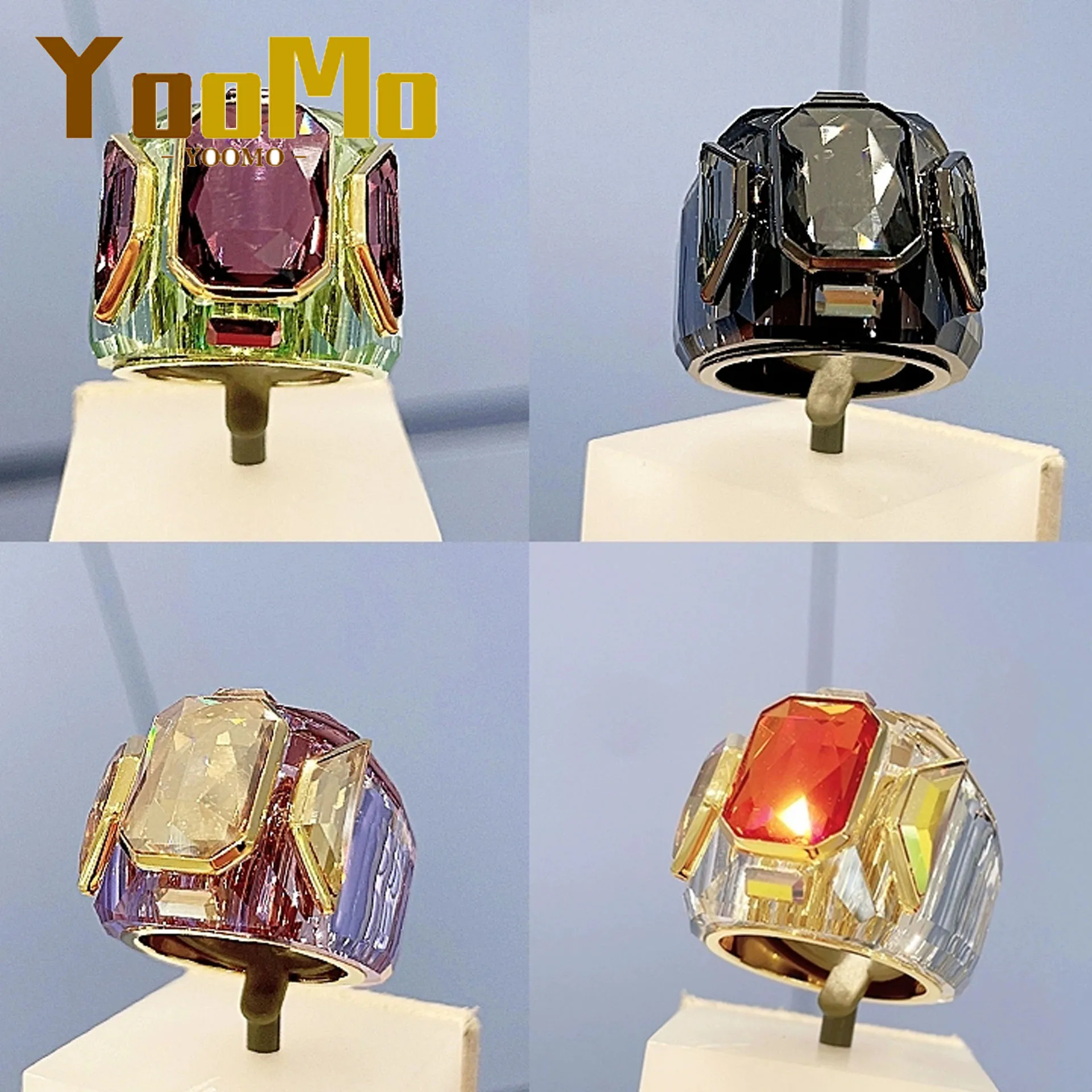 Ringe Verkaufstrend Luxusmarke Hochwertiger Schmuck Original glänzend Weihnachten Geburtstag Cocktail Party Verlobungsgeschenk für Frauen Image