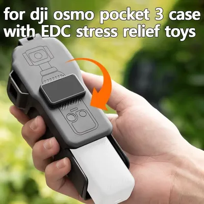 Für DJI OSMO POCKET 3, Kamera Körper Schutzhülle Pan Tilt Objektiv Abdeckung Screen Protector Handheld Gimbal Action Kamera Zubehör