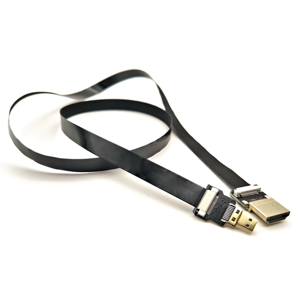 Kamera 0,05 M-1 M FPC flexibles Kabel Drohne Luftfotoübertragung FPV Micro HDMI zu HDMI HD Kabel Image