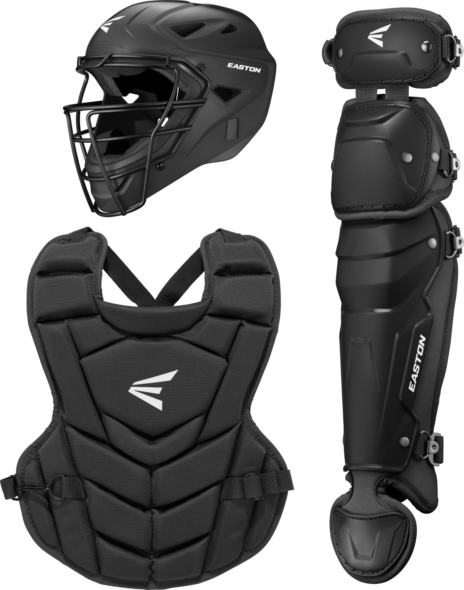 Easton BLACK MAGIC 3.0 Junior Youth Catcher's Box Set - Ages 6-8 Black