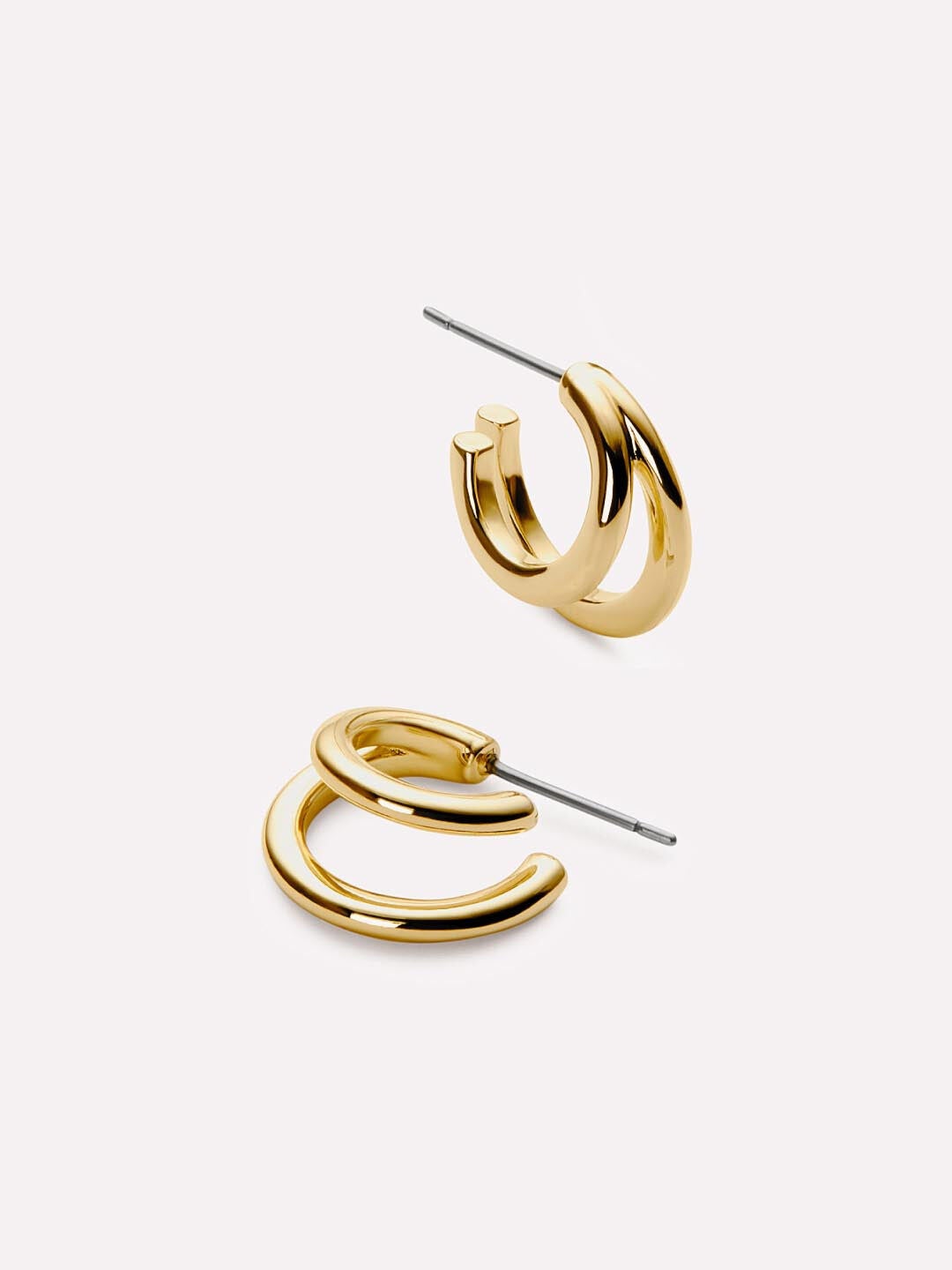 Women's Scarlett Double Hoop Earrings by Ana Luisa in Gold (Size OS)