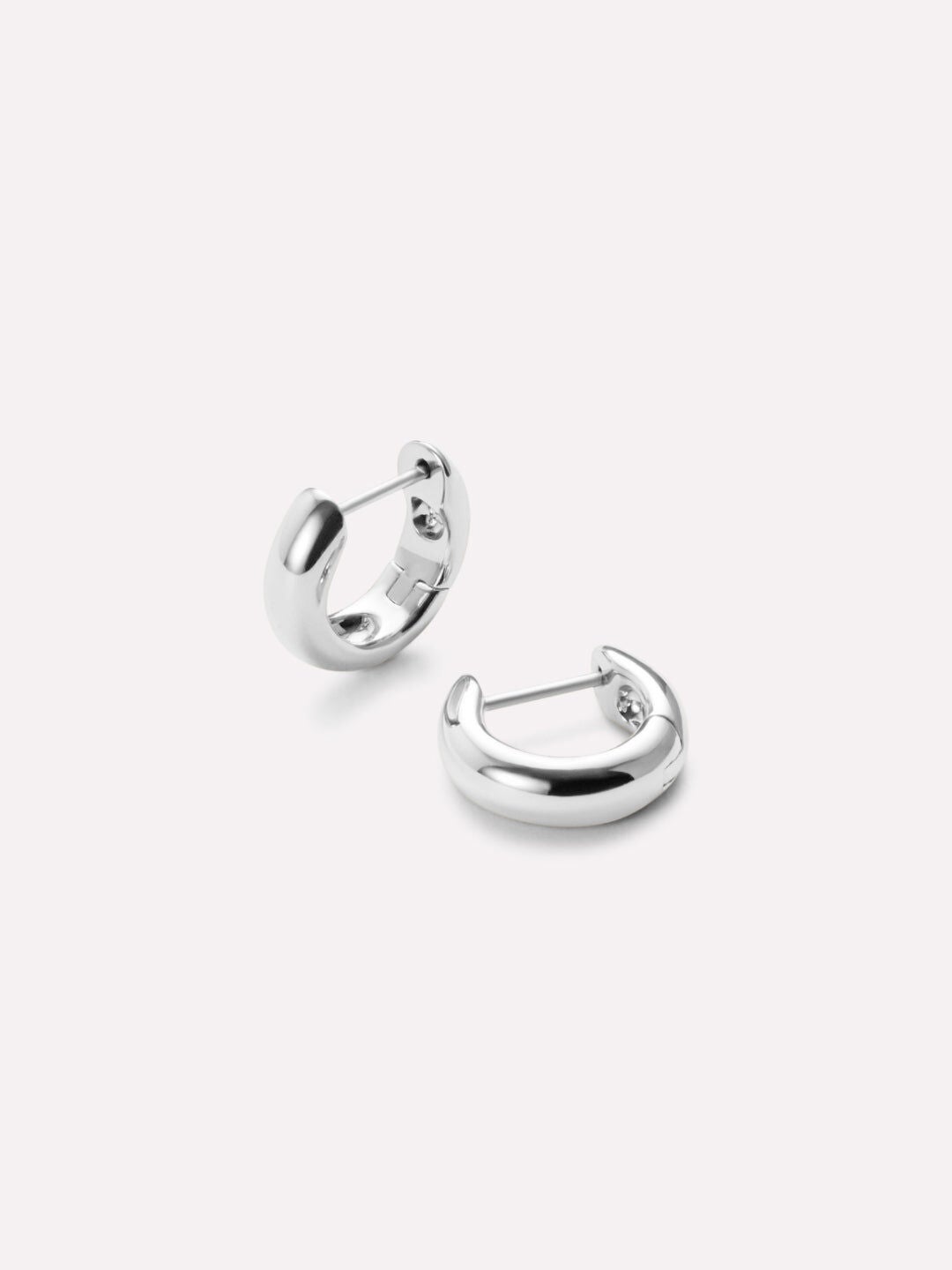 Women's Giulia Bold Huggie Hoops by Ana Luisa in Silver (Size OS)